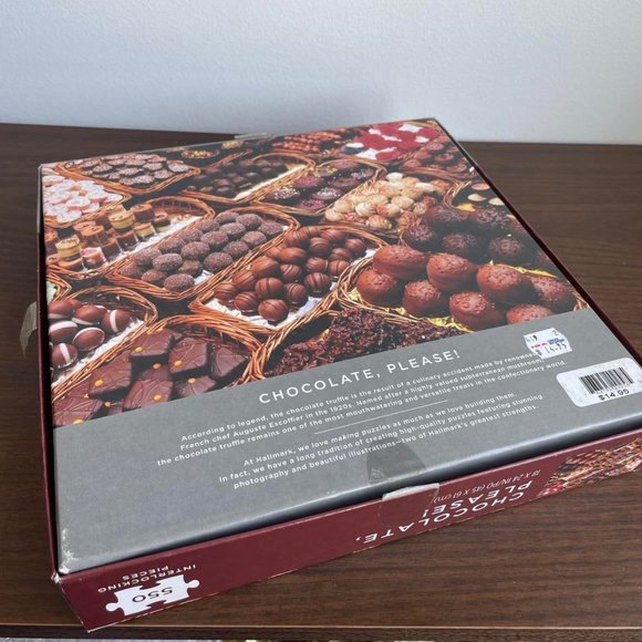 550 Piece Hallmark 'Chocolate, Please!' Puzzle - Picture 4 of 5